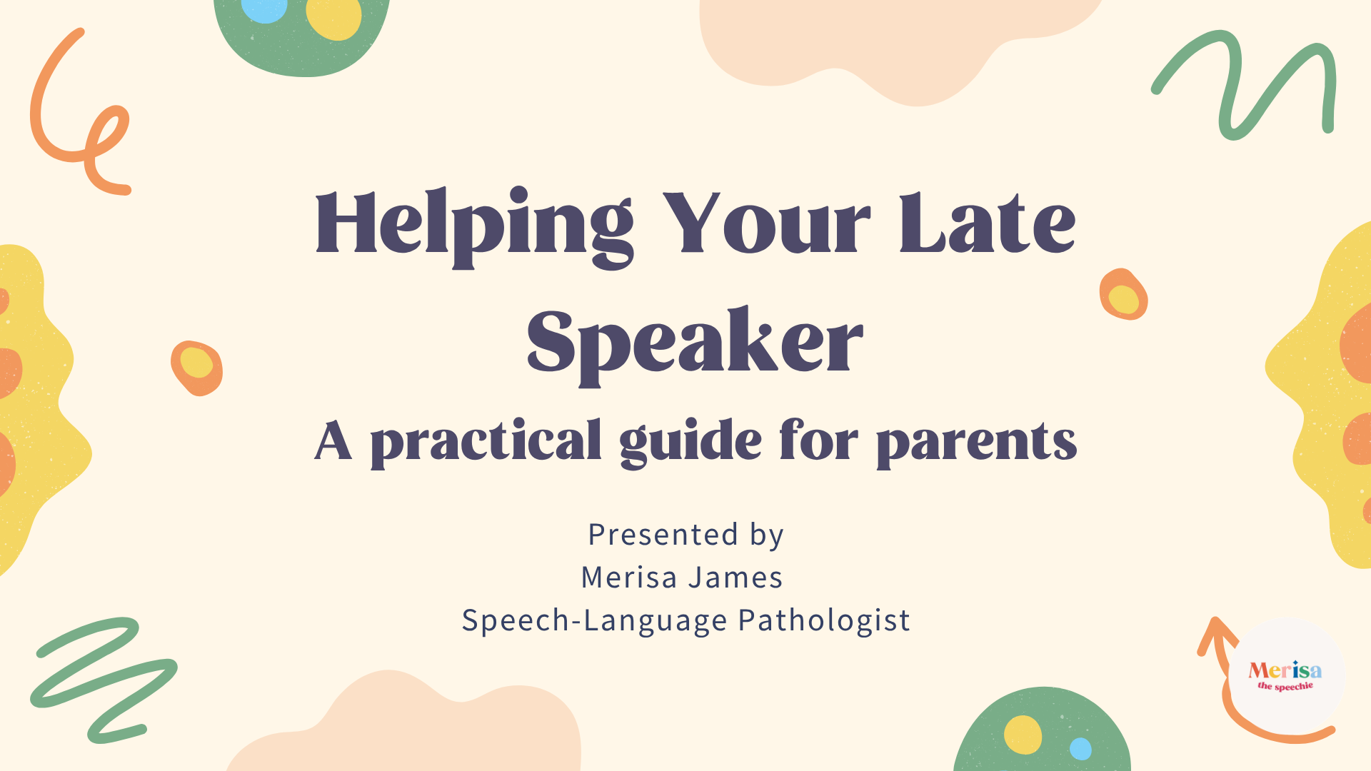 helping your late speaker